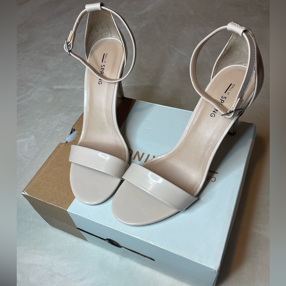 Call It Spring Nude High Heels